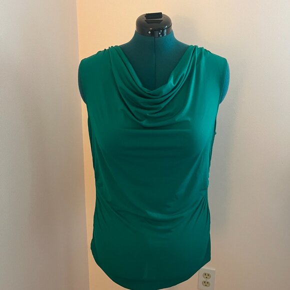 Ann Taylor Misses Large Cowl-Neck Sleeveless Top - Picture 2 of 6